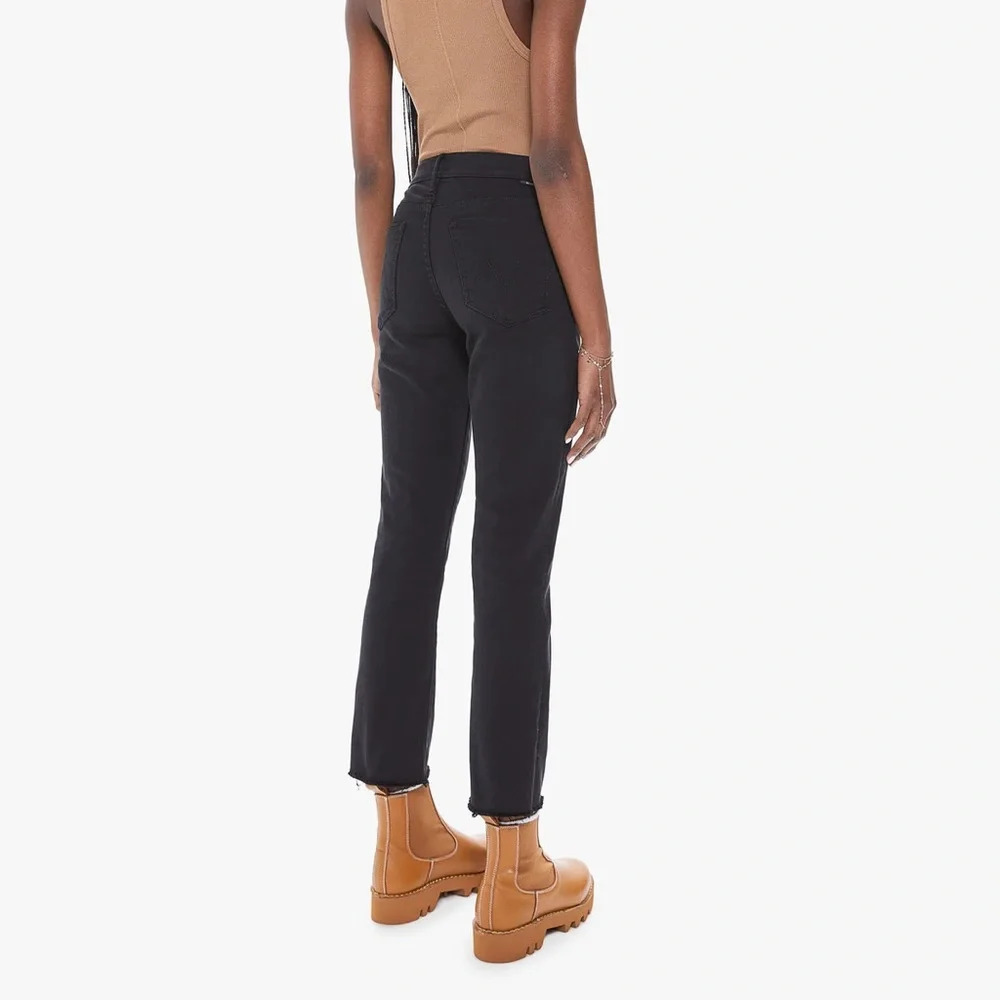 Mother The Rascal Ankle Fray in Pitch size 23 NWT - Picture 3 of 12